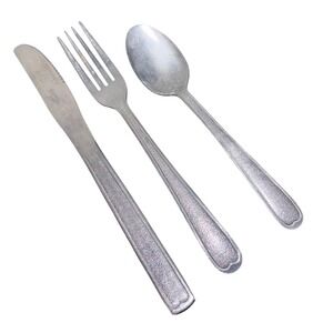 Walco | Stainless Steel | Flatware Silverware Set‎ | 3 Piece Place Setting